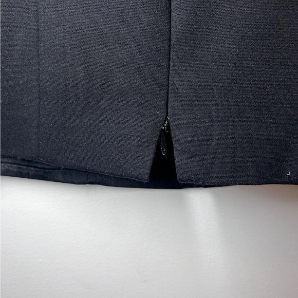 Elie Tahari Black V Neck Sheath Dress - Picture 7 of 7